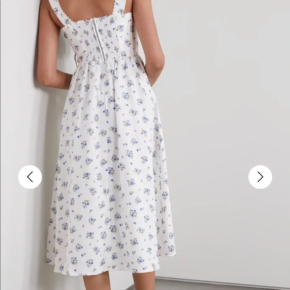 Reformation Tagliatelle floral linen midi Dress - Picture 3 of 6